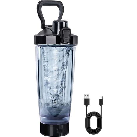 Shaker Electrique - 600 ml - Rechargeable USB-C - Pour Poudres Protéinées et Boissons - 1 Pièce (1/5)