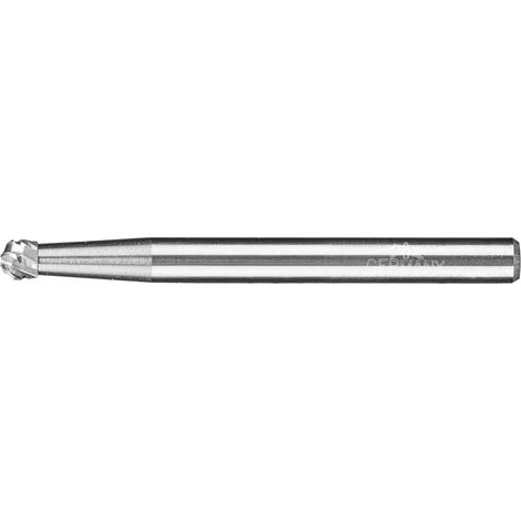 PFERD TOOLS Hartmetall Hochleistungsfrässtift Kugel KUD Ø 03x02 mm Schaft-Ø 3 mm TITANIUM für Titan