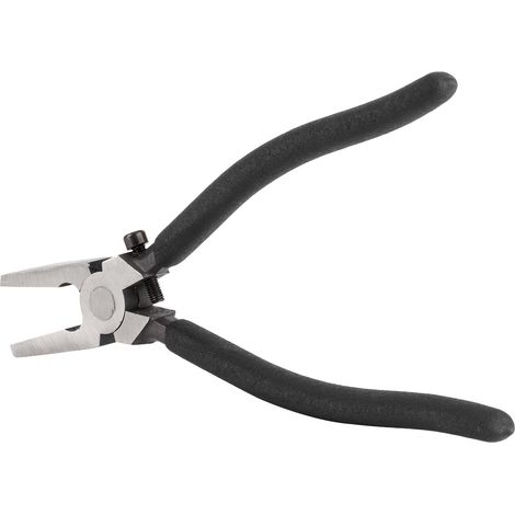 Pince brise-verre à molette, réglable par vis, design ergonomique, bec plat, outil de coupe professionnel (1/5)
