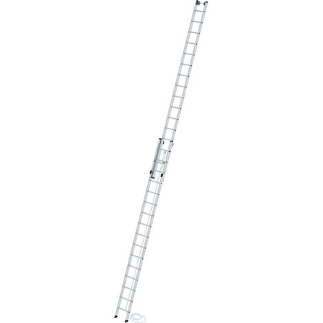 Günzburger Steigtechnik Échelle coulissante à corde 2nombre de barreaux sans traverse 2 x 16 barreaux - 021216 (1/4)