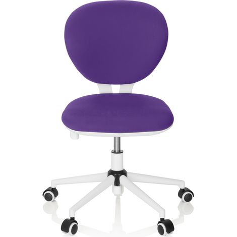 [GEBRAUCHT] Hjh Office Kinderstuhl Schreibtischstuhl Stuhl Kinderzimmer Stoff Lila Kid Vivo B-Ware