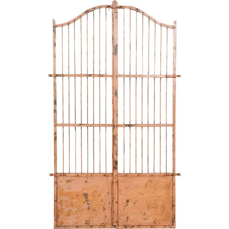 Cancello in ferro finitura anticata