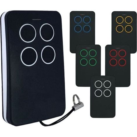 Télécommande Universelle pour Portail Automatique à Code Roulant Multifréquence 1pc rouge S449-QZ2/QZ4 Compatible FAAC CAME NICE (1/5)
