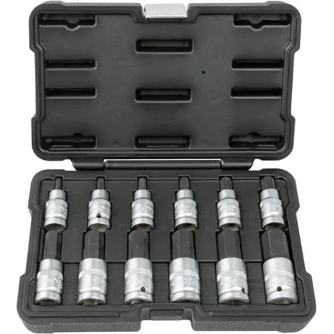 JBM 51260 Set di inserti esagonali 1/2" 12 Pz.