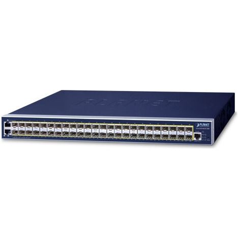 PLANET Technology Planet L3 46-Port 100/1000BASE-X SFP+ 2-Port Gigabit TP/SFP combo (GS-6320-46S2C4XR)