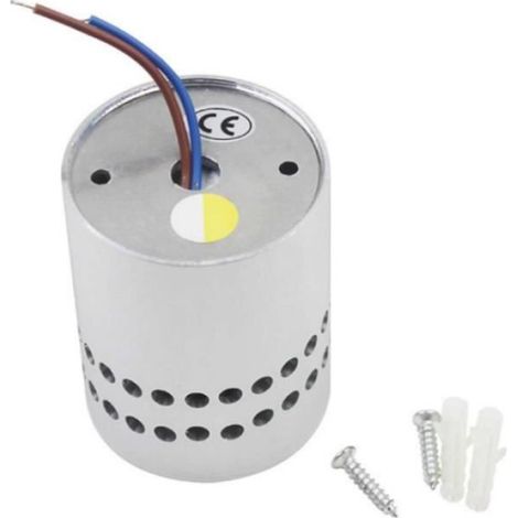 Applique d'Interieur Murale LED Effet Moderne 3W Bleu en Aluminium Lampe de Mur Décoration éclairage pour Cérémonie Couloir Chambre (1/4)