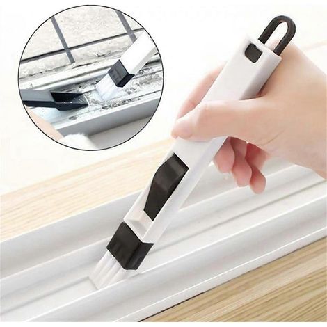 Outil de nettoyage 5 pièces : brosse de nettoyage pour vitres, brosse de nettoyage pour disque à poussière (1/5)