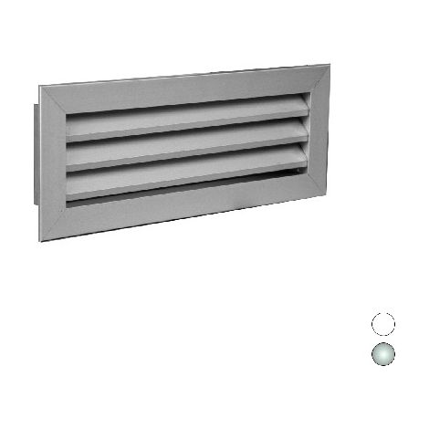 GRIGLIA DI RIPRESA AD ALETTE FISSE All. RAL9016 mm 400 x 300