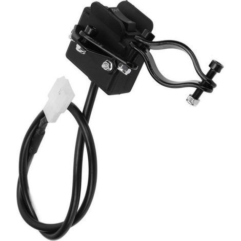 Commutateur de commande de treuil de guidon Interrupteur de treuil à bascule 12 V, interrupteur à pouce, Kit de auto frein (1/4)