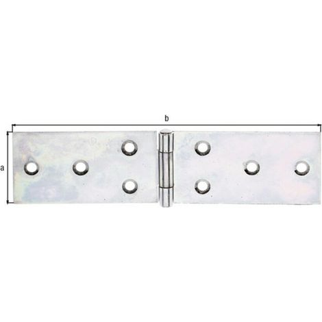 Tischband 40x162,0mm Stahl roh galv. gelb verz. GAH (1/3)