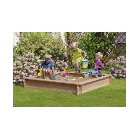 Sandkasten Lärche, Lotta B150xT150xH25cm, 20mm stark