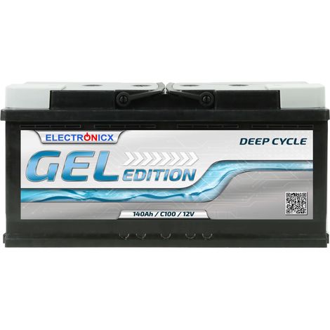 Electronicx Edition Gel Batterie 140 AH 12V Wohnmobil Boot Versorgung (1/5)