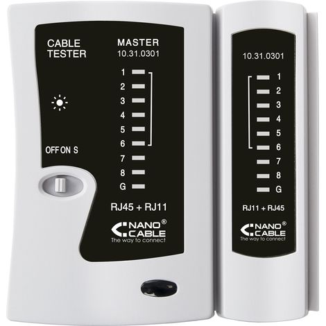 Netzwerk Tester Computer Netzwerk Tester RJ11 RJ12 RJ45 Nanocable (1/2)
