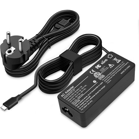 100W USB C Universel Chargeur Ordinateur Portable Compatible avec MacBook Pro/Air 16, 15, 14, 13 inch 2021 2020 2019 2018 Lenovo Dell HP ASUS Acer Huawei Xiaomi Samsung Notebook (1/5)