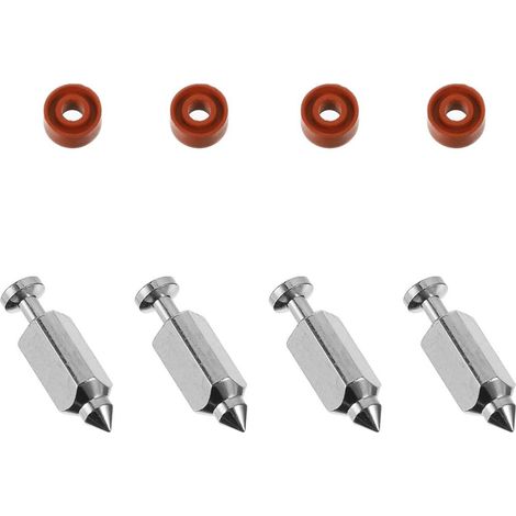 Kit de asiento de aguja de válvula de carburador Briggs Stratton 398188, válvula de aguja de flotador para motor de cortacésped (1/5)