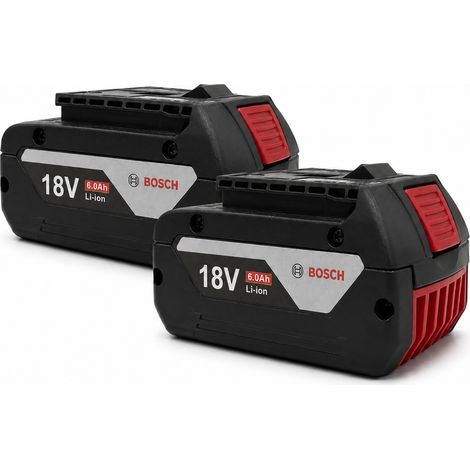 2x 18V 6,0Ah Ersatzakku kompatibel mit Bosch Professional Li-Ion Akku (1/5)
