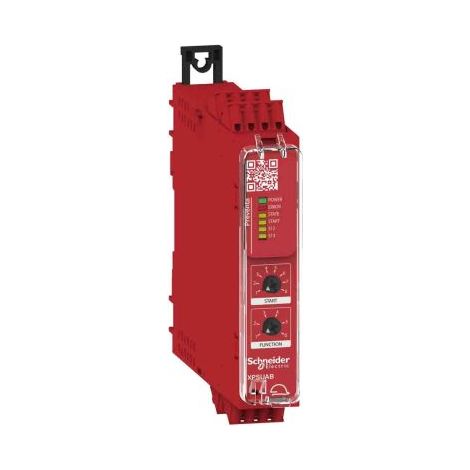 Relais de sécurité Schneider Electric, 24V c.a. / V c.c., 1 canal, 2 contacts de sécurité ( Prix pour 1 )