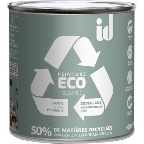 ID Peinture eucalyptus mur / plafond ID Eco satiné 0.5 l (1/2)