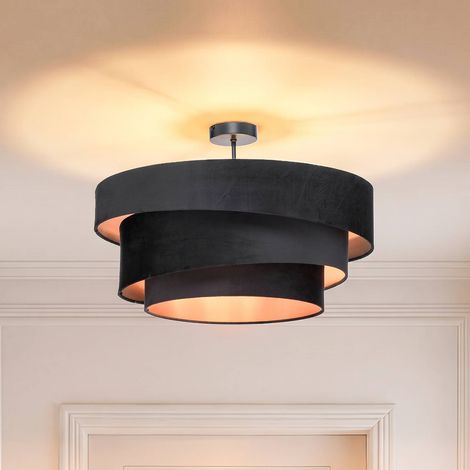 Deckenlampe "Jusari" aus Textil für Wohnzimmer & Esszimmer von Lindby (1/4)