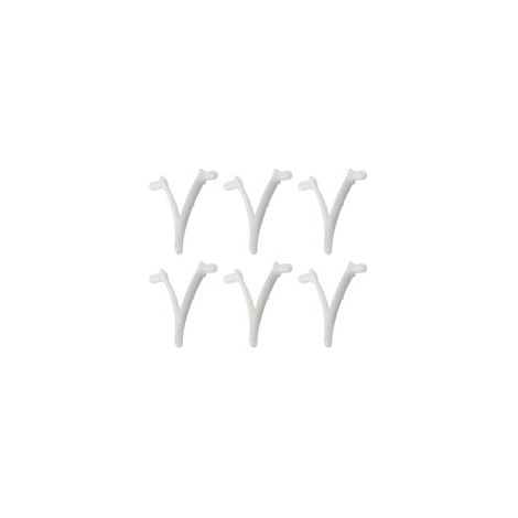 6 pièces pince papillon V pour piscine Spa brosse, rteau à feuilles, écumoire à feuilles, tête d'aspirateur (1/5)