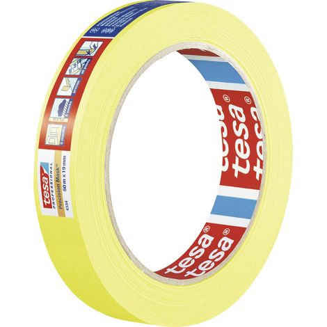 tesa PRECISION 04334-00004-00 Kreppband Präzisionskrepp® Gelb (L x B) 50 m x 50 mm 1 St.