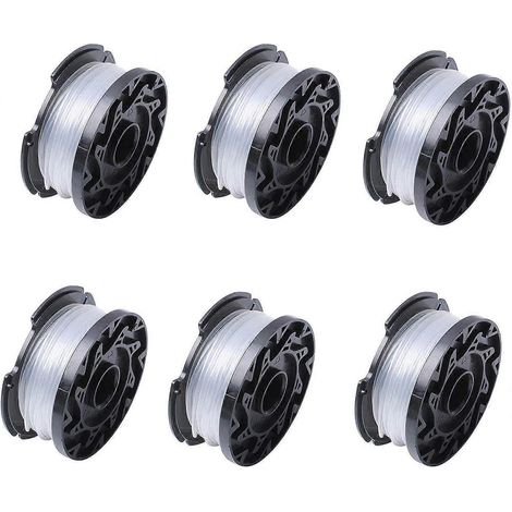 A6481 A6485 Trimmerfadenspule, kompatibel mit Black & Decker Trimmern (6er-Packung)