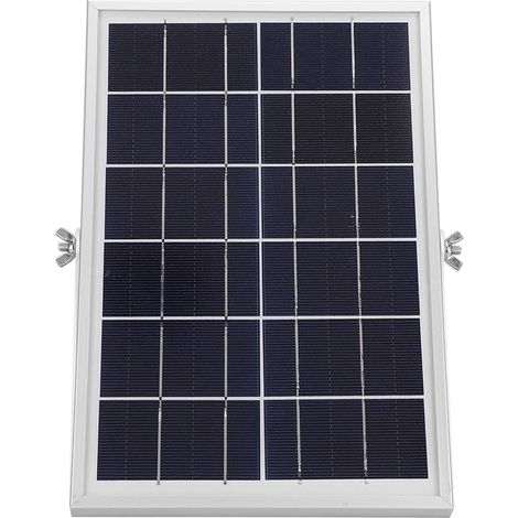 Chargeur solaire externe 6W IP66 (6V 1A) pour caméra de sécurité (1/5)