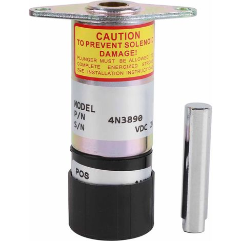 Solenoïde d'arrêt de flamme 24V 4N3890 - Interrupteur de coupure de sécurité pour remplacement vanne de régulation (1/5)