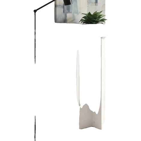 Soporte para plantas, diseño duradero, uso versátil, blanco. (1/2)