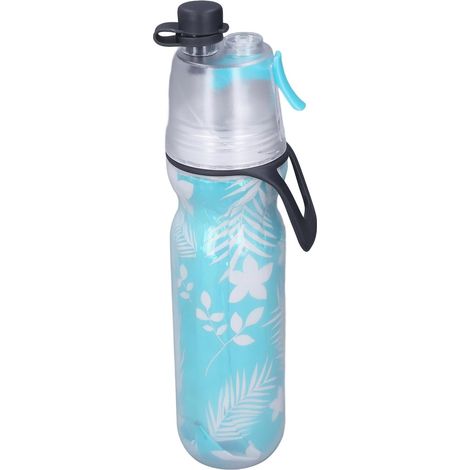Bouteille D'eau de Brumisation PE en Spray, Bouteille D'eau de Sport, Refroidissement Réutilisable pour L'hydratation et le Refroidissement (Cyan) (1/5)