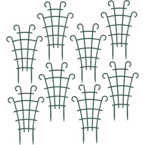 8 Pièces Support pour Plantes Grimpantes Plastique Rigide Étagère pour Plantes Grimpantes Tuteur pour pour Jardinage Maintien des Végétaux (1/5)