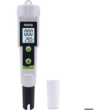 Testeur De Salinité 0-199.9 Ppt Testeur De Sel Pour Piscine Compteur De Sel (1/4)