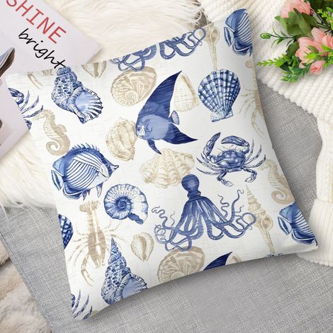 Housse de Coussin with bernard-l’ermite rétro, mignon (1/5)