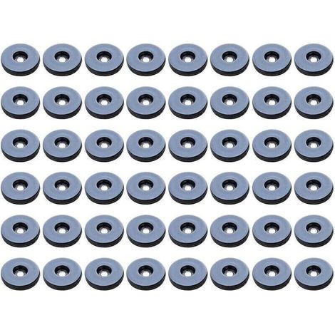 Patins Meubles,Lot de 48 patins de meubles ronds en téflon,Anti-vibration Patins Glisseurs pour Meubles - 19 mm,(Ronde) (1/4)