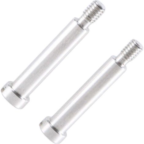 2 vis de fixation professionnelles pour axe de platine vinyle, vis en acier inoxydable de 4 mm (1/4)