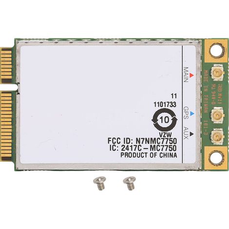 Module MC7750 Mini PCI-e 3G/4G LTE, carte WLAN HSPA 100 Mo, GPS compatible avec IBM T430, T430i, T430s, T430si, X230, X230i, X230 (1/5)