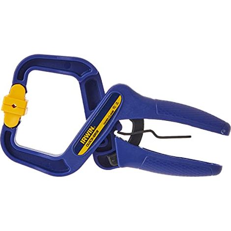 IRWIN T59100ECD Morsetto a C 3,8 cm Blu, Giallo (1/4)