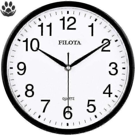 Horloge murale de piscine extérieure de style européen, horloge murale intérieure/extérieure étanche surdimensionnée décorative contemporaine pour patio (1/5)