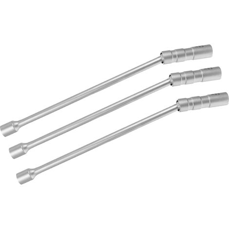 3pièces Douille à Bougie Mince Clé à Bougie pour Voiture Outil de Démontage de Bougies Allumage Mécanicien Automobile Réparation de Bougies