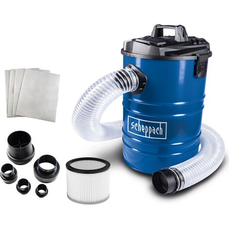 Scheppach Aspirateur d’atelier DC100 – Système d’aspiration – 230 V – 1200 W – Réservoir 65 L – 215 m3/h – Raccord tuyau 100 mm – Adaptateurs, cartouche filtrante, 4 sacs papier inclus (1/5)