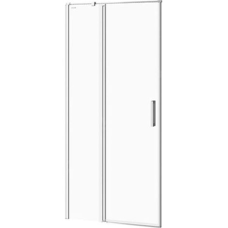 Cersanit Moduo - Porte de douche 90x198 cm, gauche, chrome/verre clair S162-005 (1/4)
