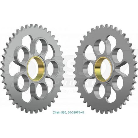Couronne Acier - 520 - 41 Dents - Made in Germany