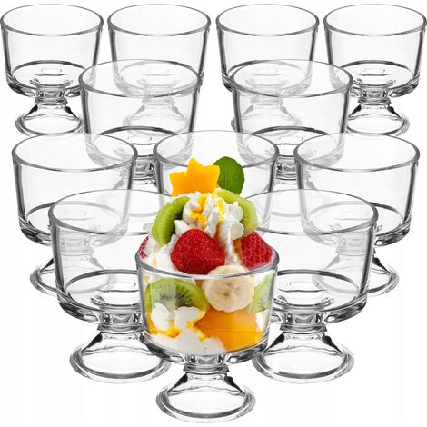 KADAX Eisbecher, 280 Milliliter Dessertschale aus hochqualitativem Glass (1/5)