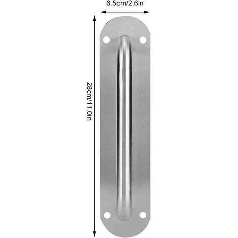 de porte Pongnas en acier inoxydable plaque de traction (1/4)