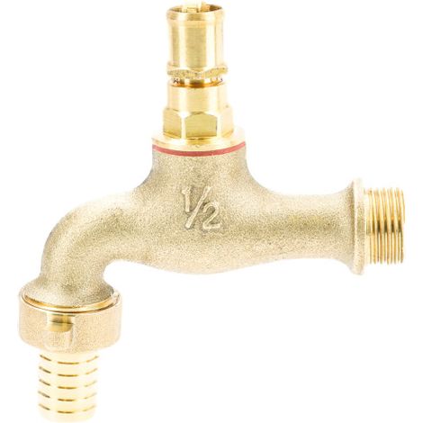 Robinet arrosage à tête cache entrée M1/2 bec 3/4 - GARIS - R3913CE (1/3)