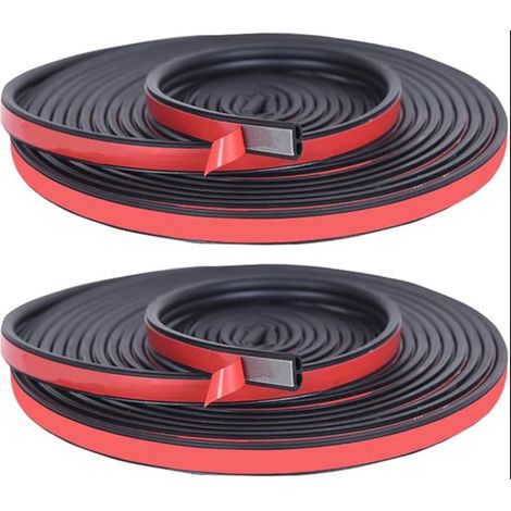 Joint d'étanchéité universel pour voiture de bande en caoutchouc autocollante fenêtre porte capot moteur isolation phonique (1/5)