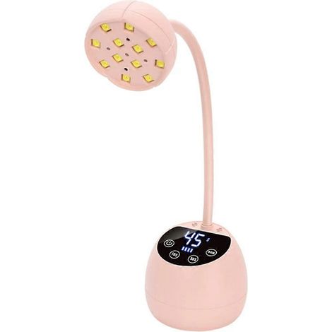 M2 Tisch-Phototherapielampe, rosa Nageltrocknerlampe (1/5)