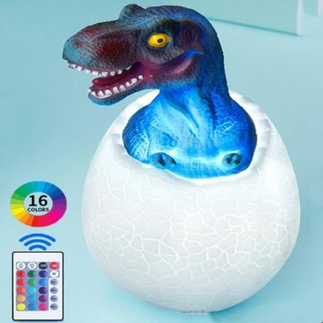Veilleuse Bébé, 16 Color dinosaur Night light led Night light Touch pat light Dinosaur light + Remote control (1/3)