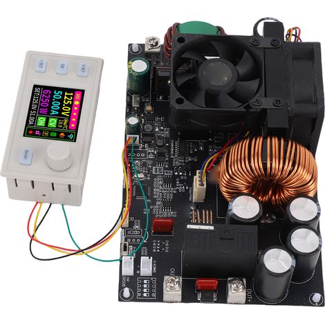 Régulateur de tension réglable, convertisseur de puissance DC, entrée 12-140V, panneau d'alimentation de sortie 0-125V, Module de tension à courant Constant 50A 6250W XY12550S