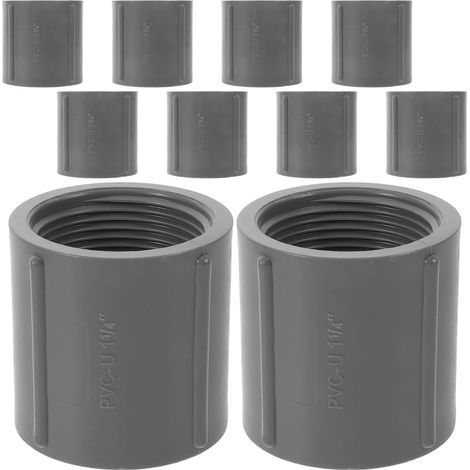 10 Stück Gewinde Rohrverschraubungen Innengewinde 40 mm (1/5)